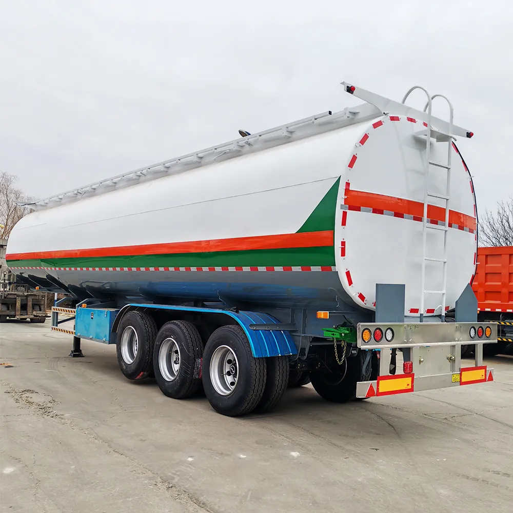3 Axle 4-compartment 51000L Oil Tanker Trailer