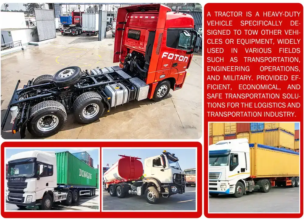Foton Auman EST-A 6x4 tractor truck applications