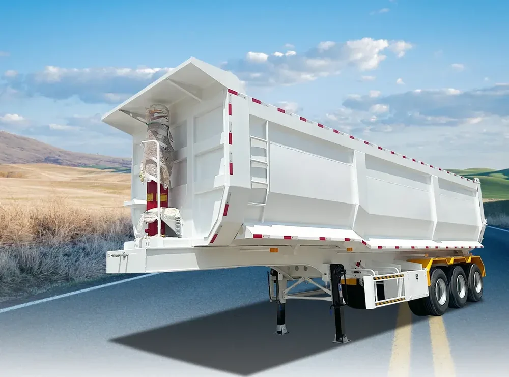 3 Axle end dump semi trailer.webp