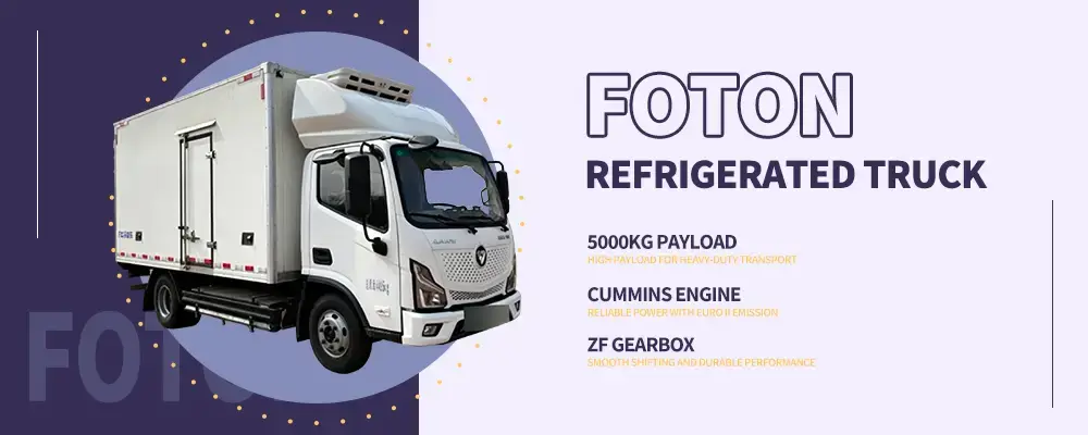 Foton Aumark 4x2 light refrigerated truck