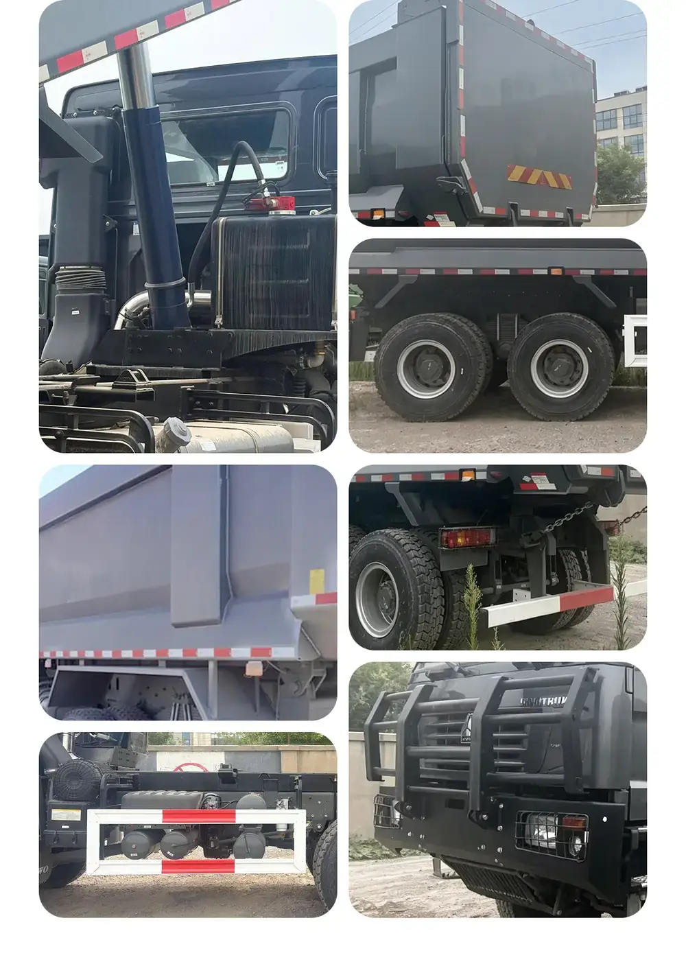Sinotruk Howo 6x6 dump truck details