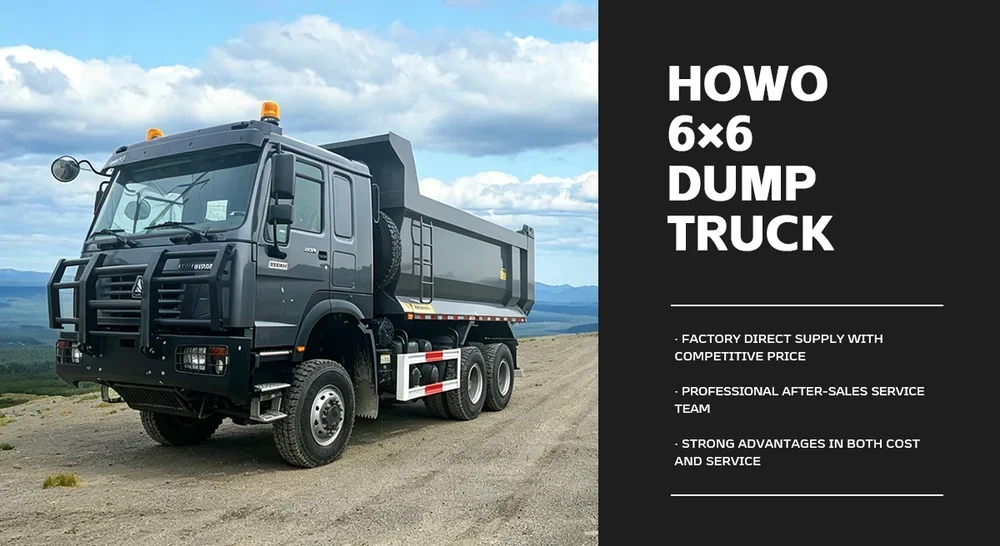Sinotruk Howo 6x6 dump truck