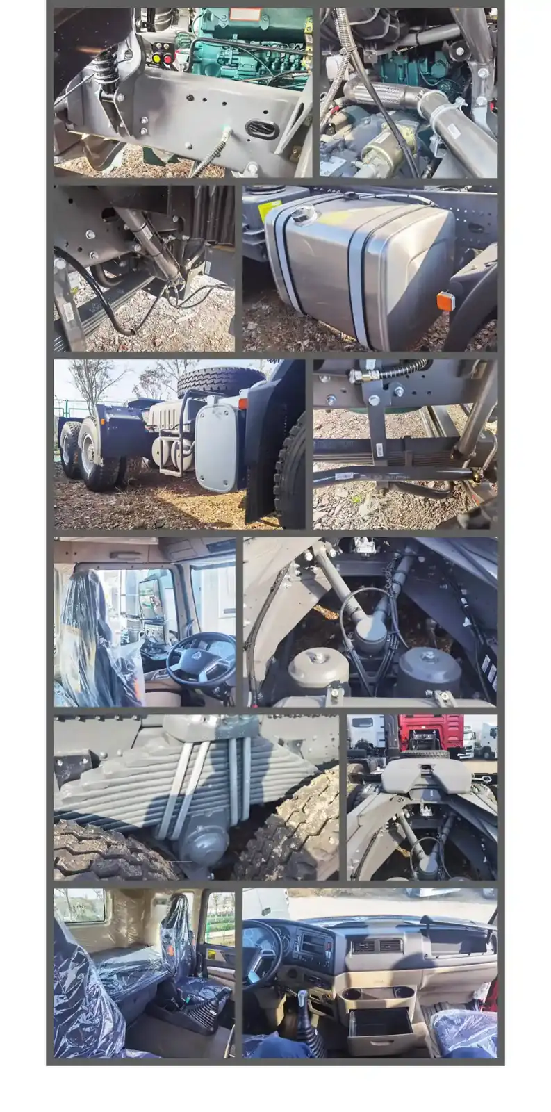 Howo TX 6x4 10 wheeler tractor truck details