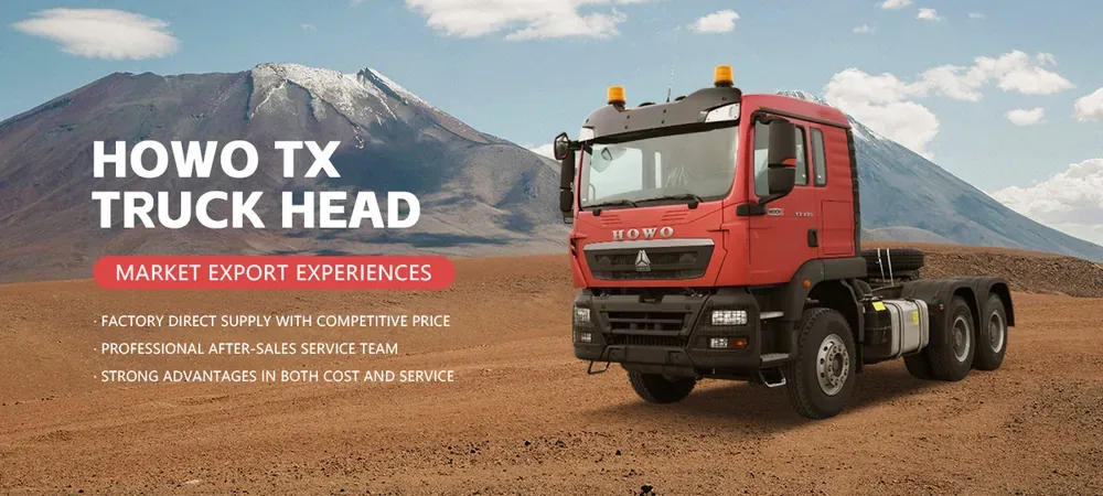 Howo TX 6x4 10 wheeler tractor truck for sale
