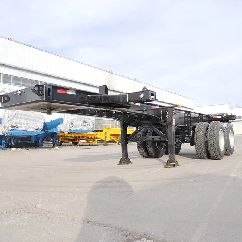 2 axle skeleton trailer