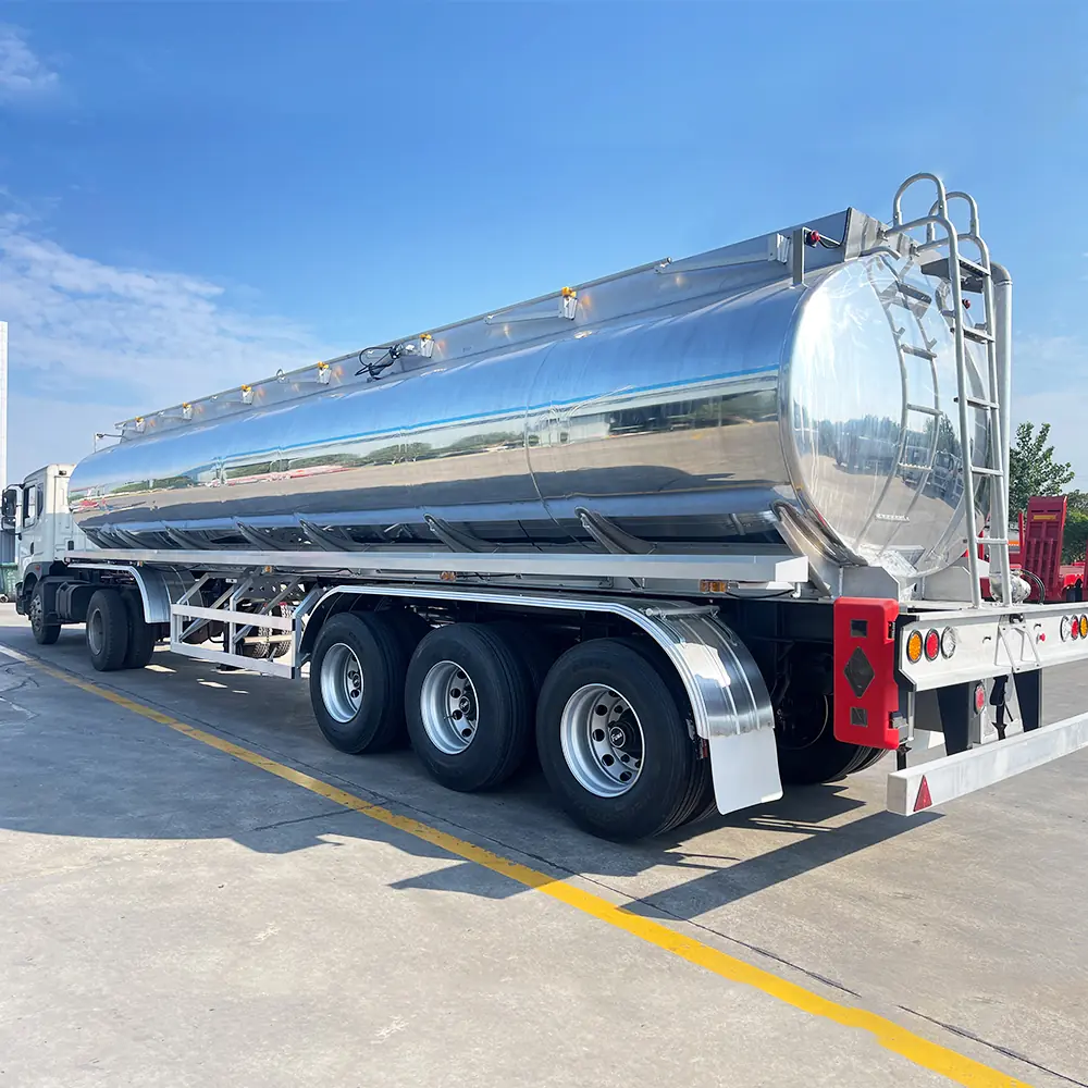 3 Axle Aluminum Fuel Tank Trailer