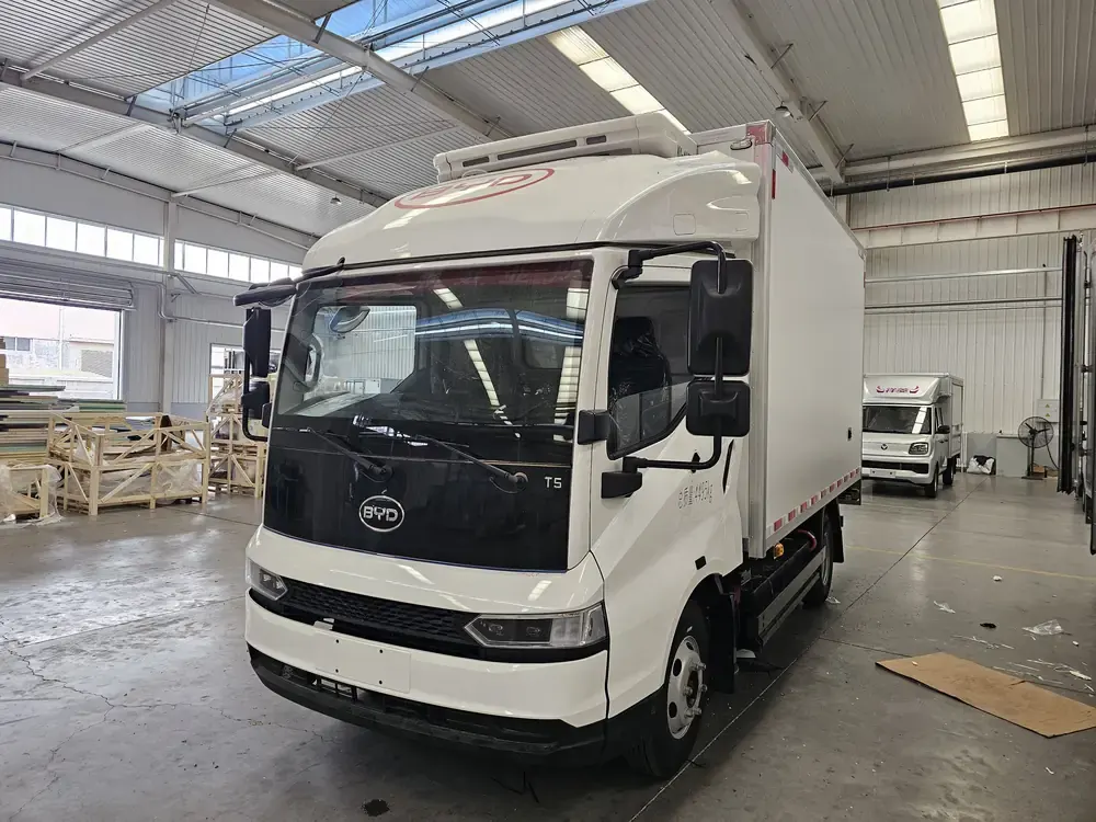 BYD T5 Pure Electric Refrigerated Reefer Box Truck for sale
