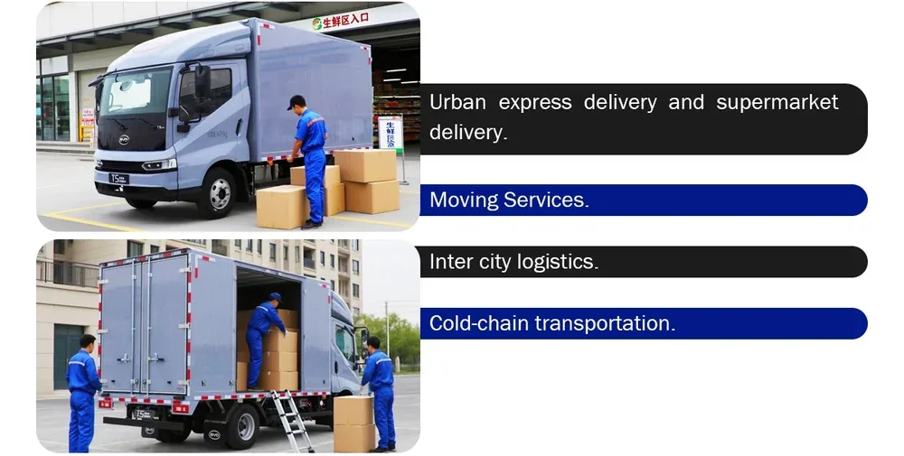 BYD T5 pure electric stake light truck applications