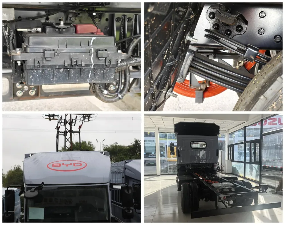 BYD T5 Pure Electric Box Cargo Van Light Truck details