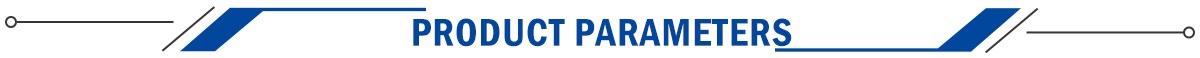 Product parameters