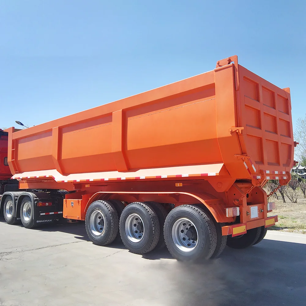 3 Axles Dump Semi Trailer