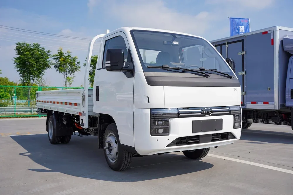 BYD T4 pure electric dropside flatbed light truck