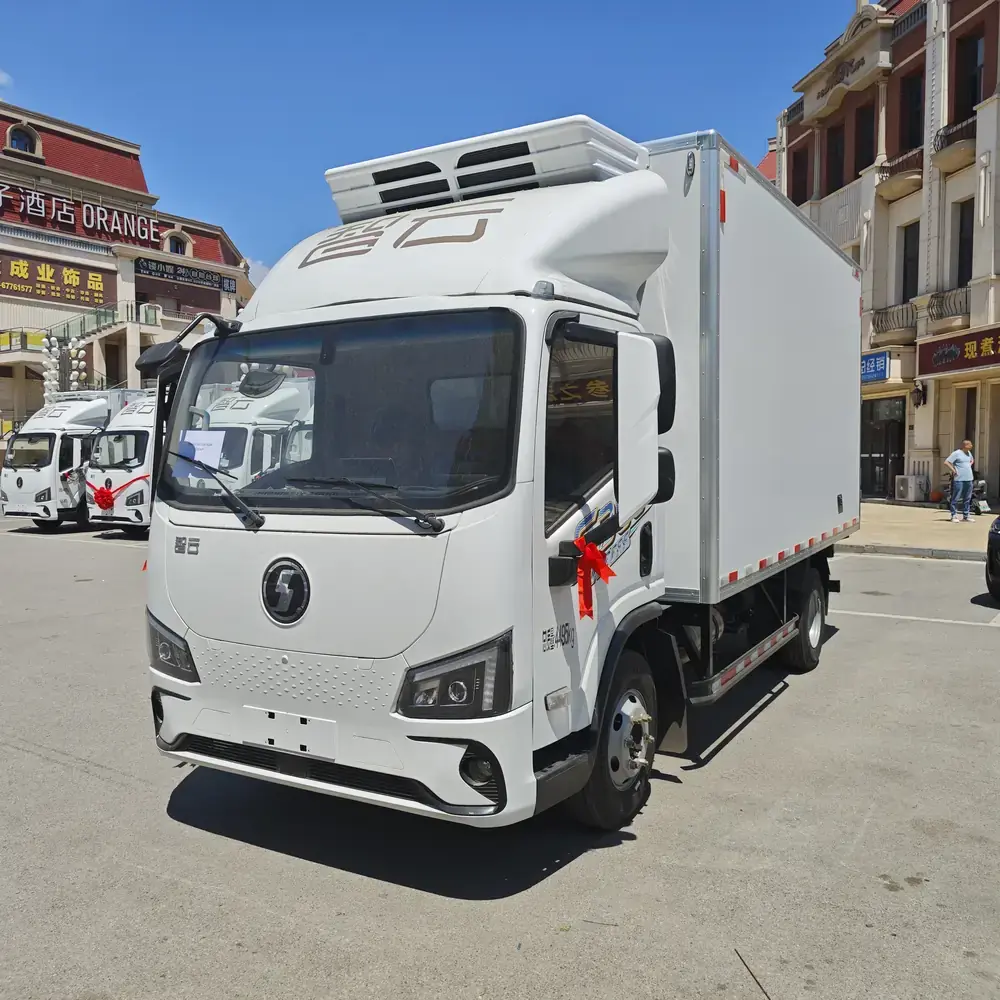 Shacman Zhiyun S300 pure electric refrigerated reefer box truck