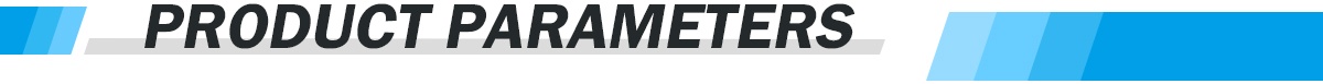 Product parameters