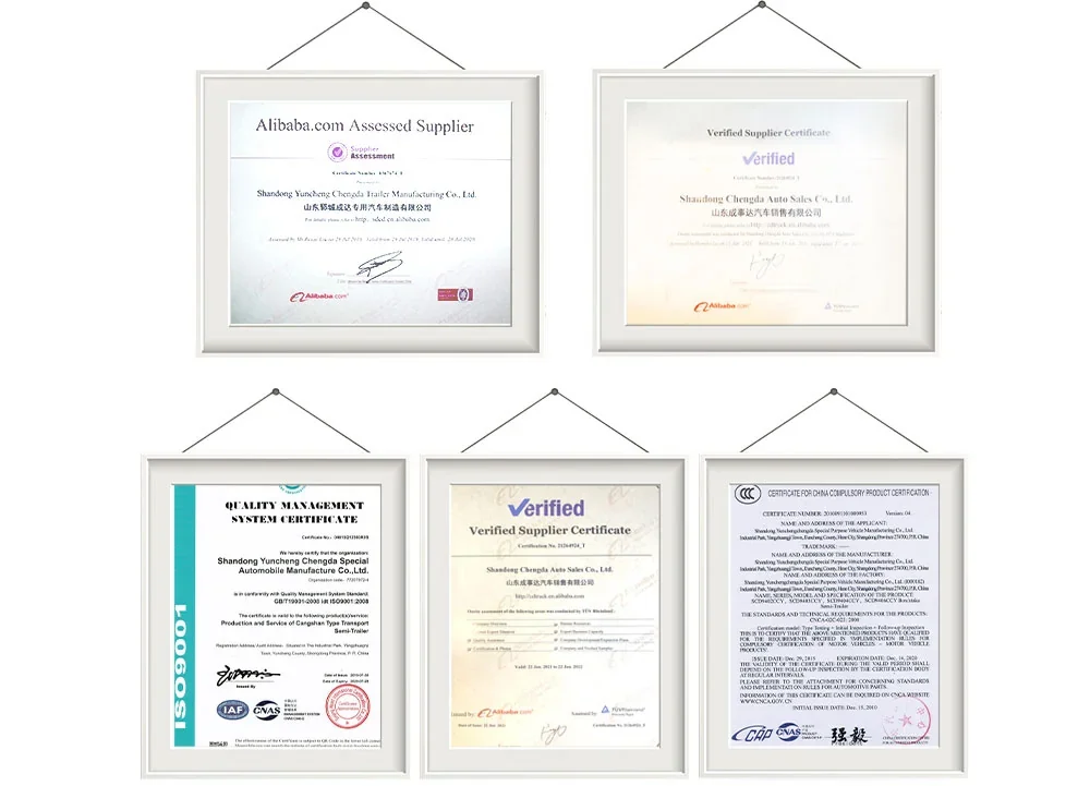 chengda certificates