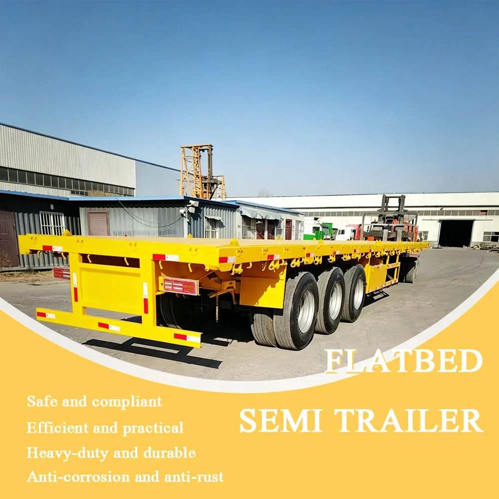 3 axle 45ft flatbed trailer for sale.webp