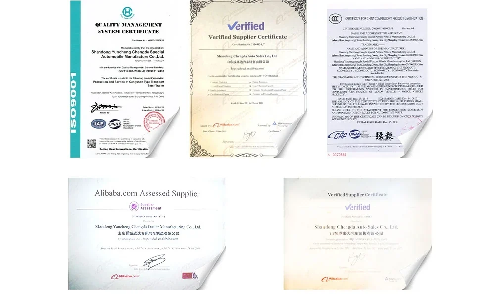 chengda certificates