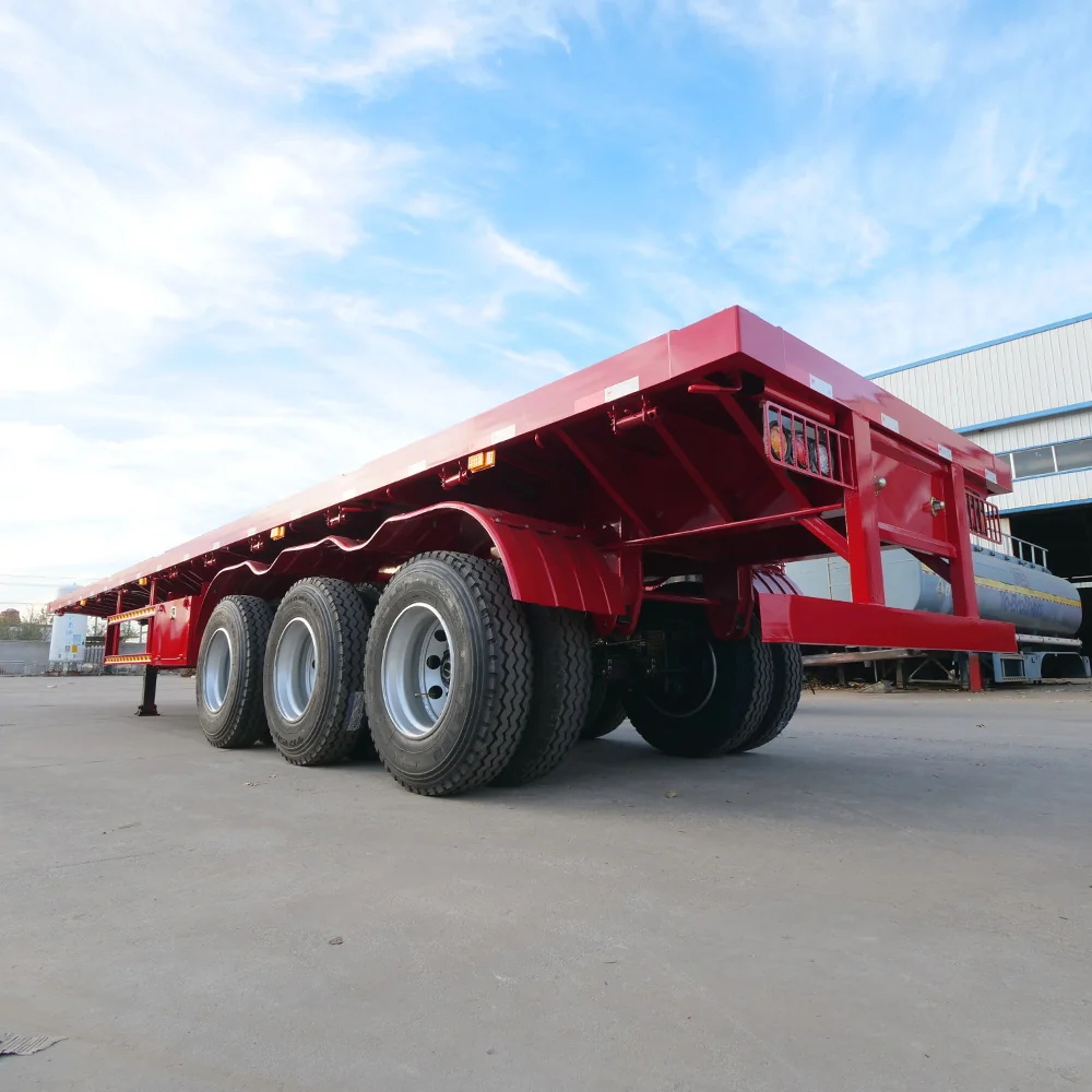 3 Axle 40ft Flatbed Trailer