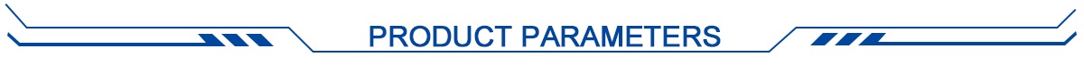 Product parameters