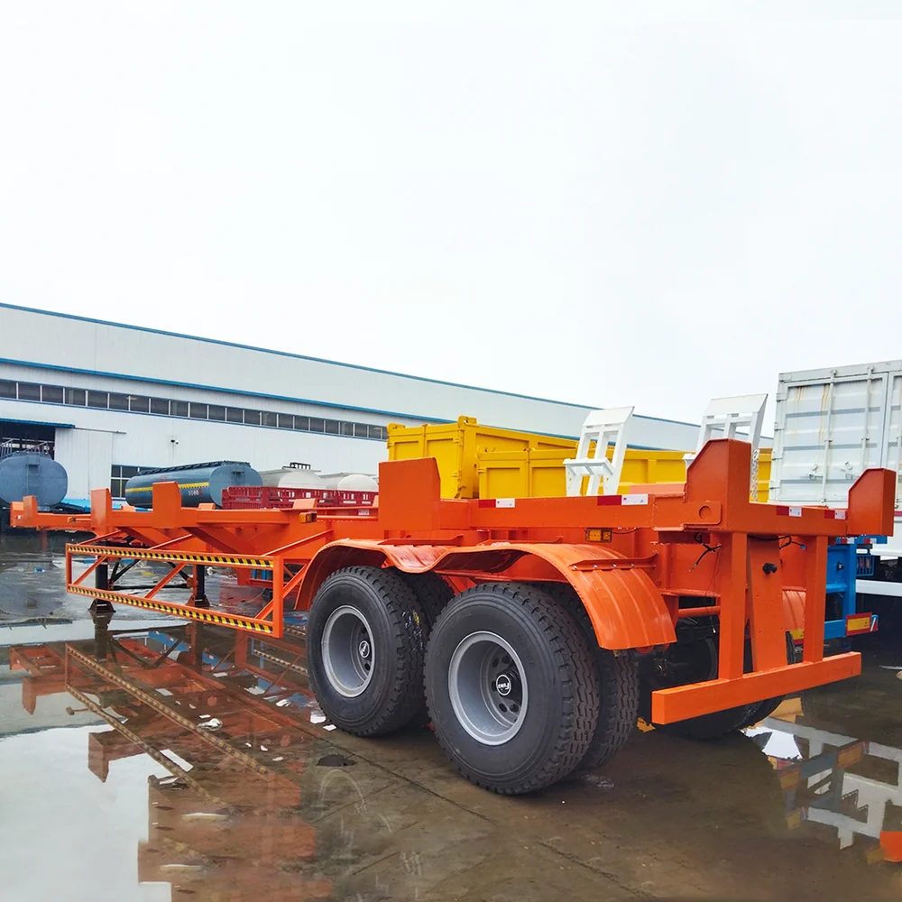 2 Axle 40Ft Skeleton Semi Trailer