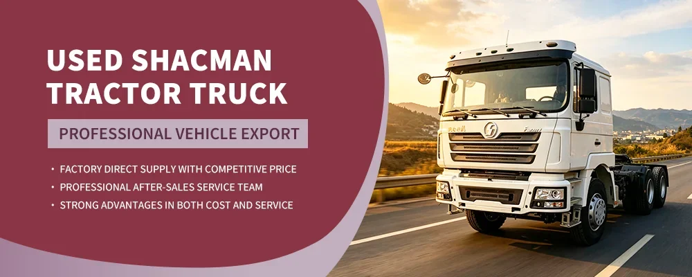 Shacman F3000 tractor truck banner