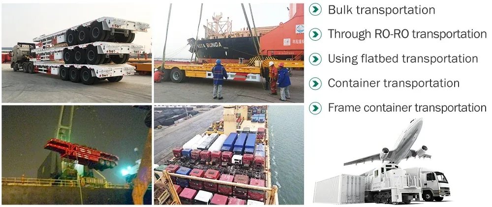 chengda semi trailer shipping
