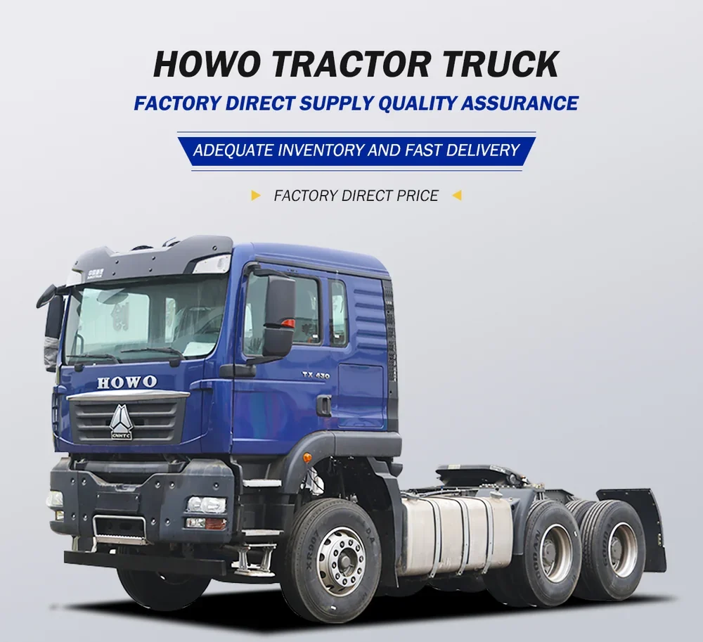 howo tx 430hp tractor head for sale