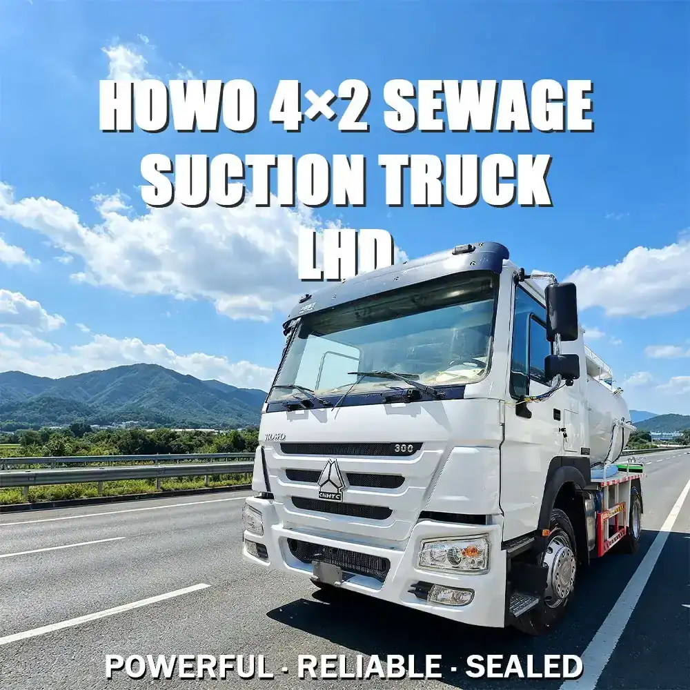 Howo 4×2 Sewage Suction Truck