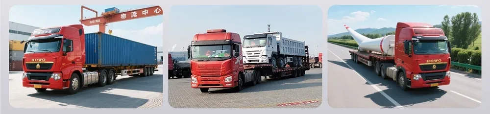 howo tx 430hp tractor head applications
