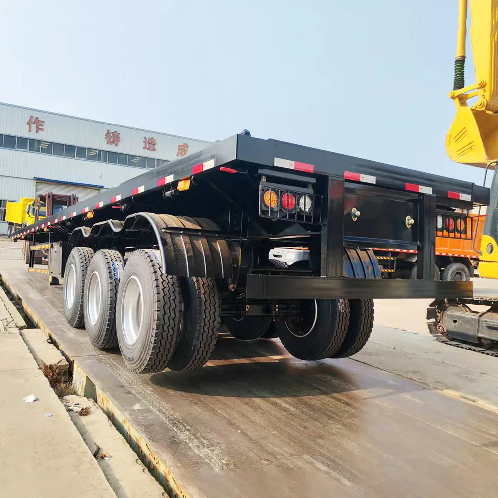 3 Axle Flatbed Trailer