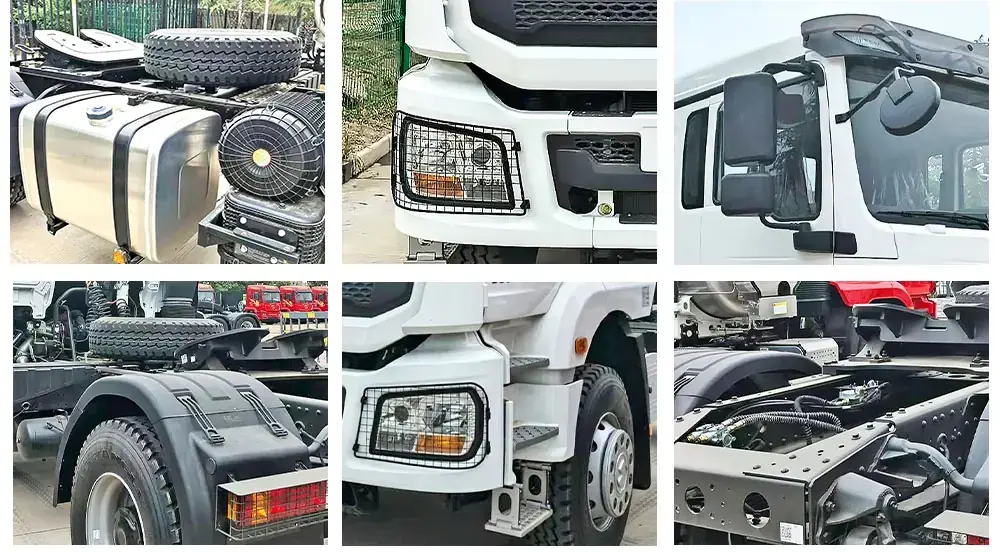 Shacman H3000 4x2 tractor truck detail view