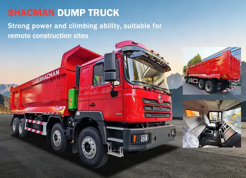 Shacman 8×4 U-shaped Bucket Dump Truck