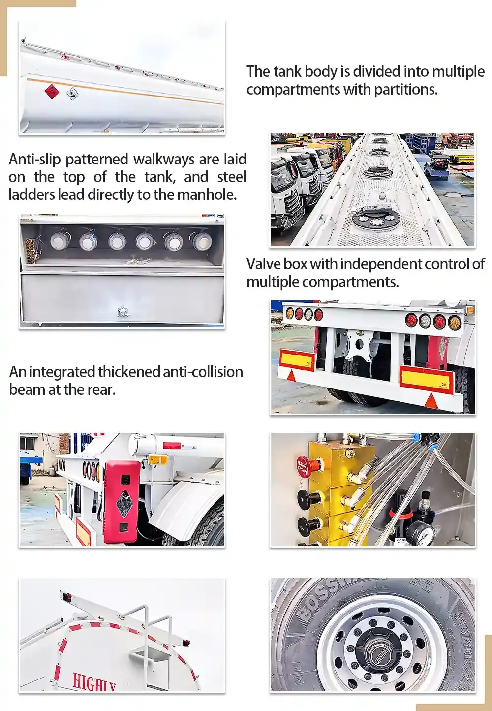 fuel tanker trailer detail