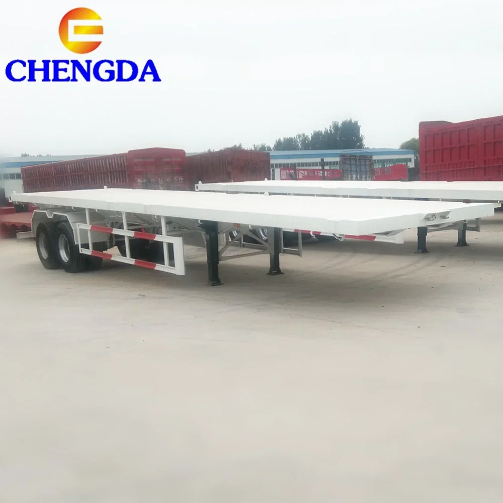 2 Axle Flatbed Semi Trailer detail