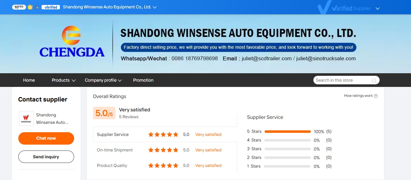 SHANDONG WINSENSE AUTO EQUIPENT CO.,LTD