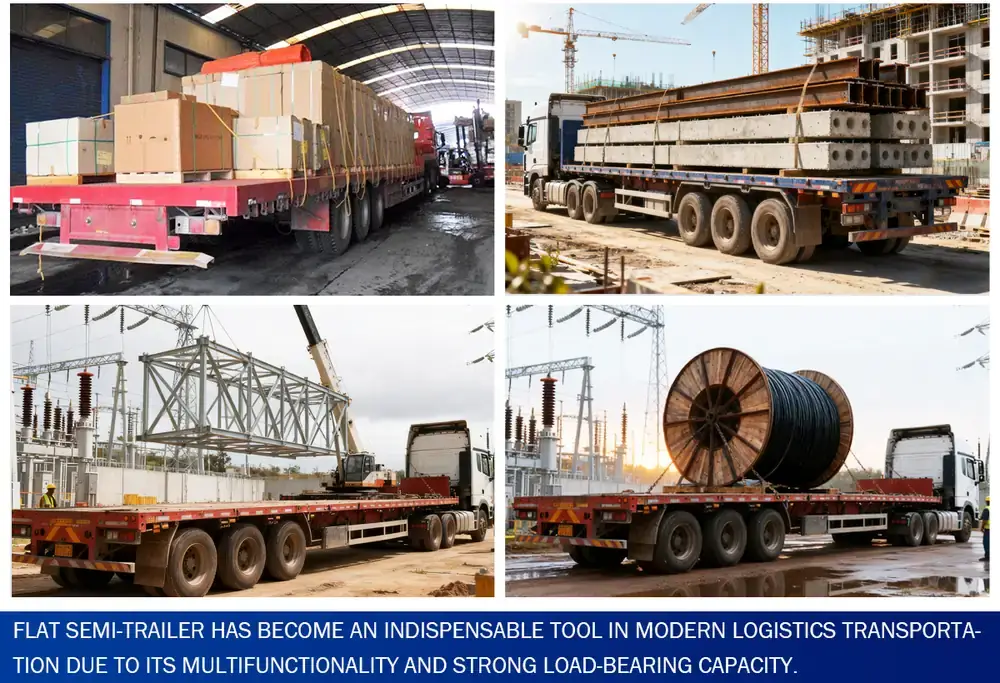 2 axle flatbed application