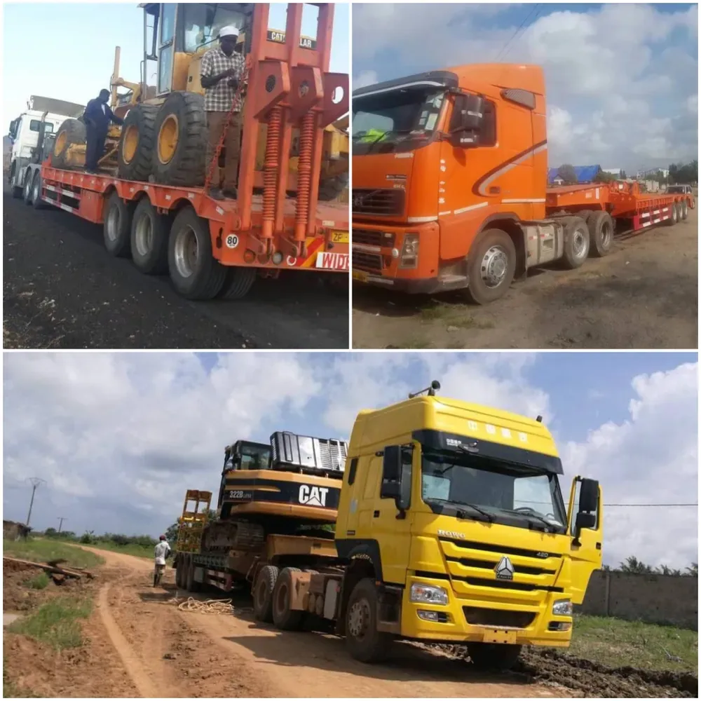 Chengda Lowbed Semi Trailer Applications
