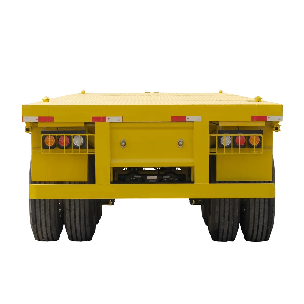 2 Axle Flatbed Semi Trailer
