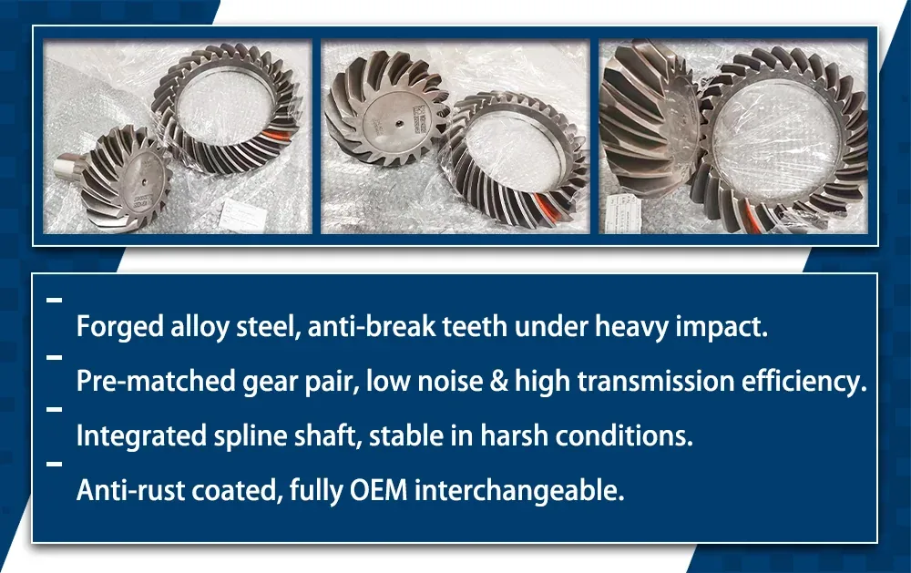 WG9114320251 Crown Wheel Pinion Set