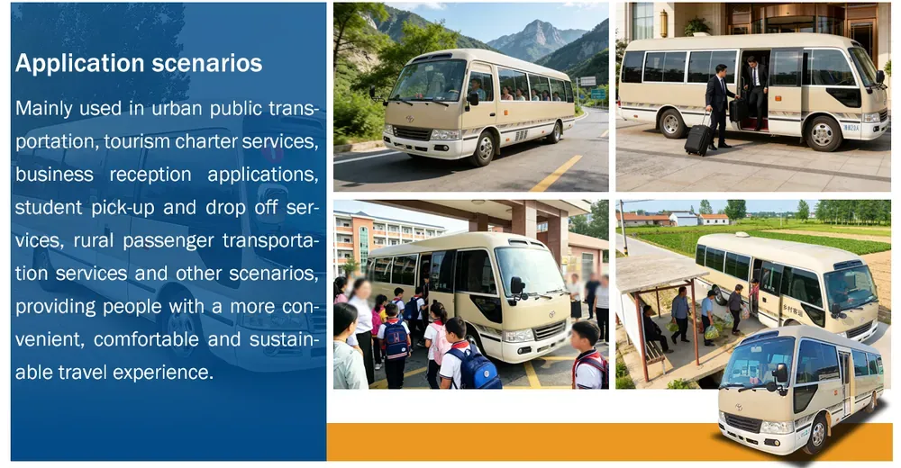 Toyota Coaster Mini Bus In Operation