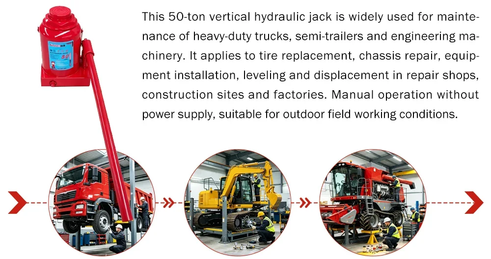 QJD-50T Bottle Jack Application