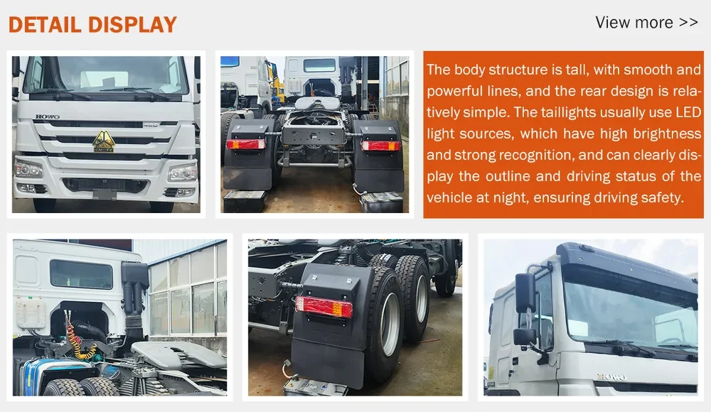 Sinotruk Howo 6x4 Tractor Truck Detail Display