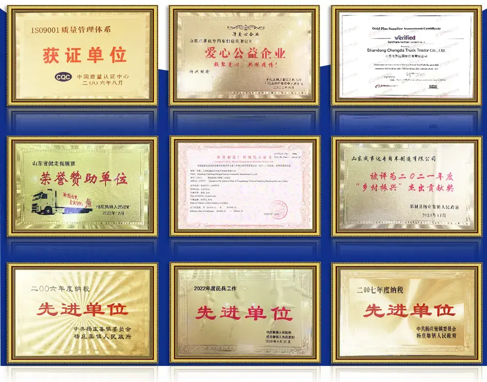 Chengda Certificates
