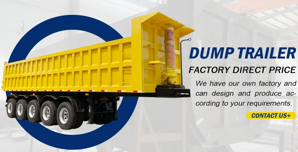 5 Axle 100Ton Rear Dump Semi-trailer