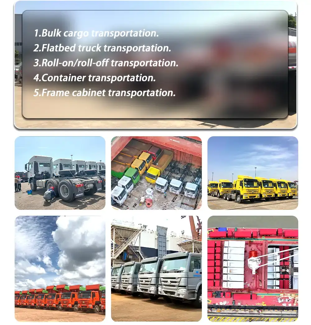4 Axle Dump Trailer Transportation