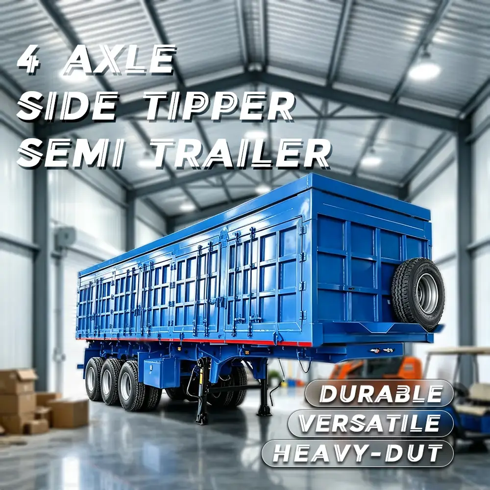 4 Axle Dump Trailer 60 Ton
