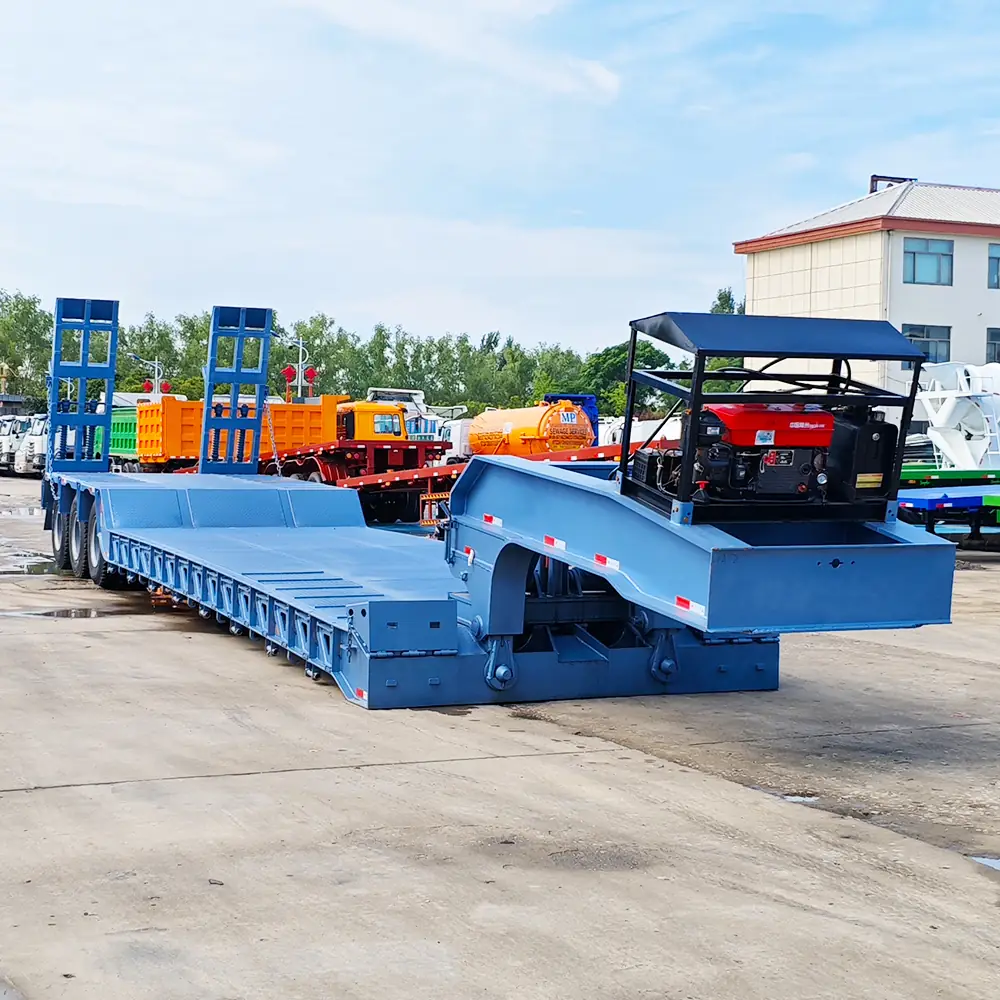 3 Axle Removable Gooseneck (RGN) Lowboy Trailer