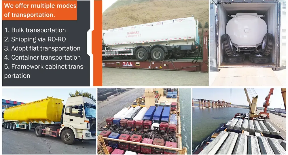 Fuel Tank Semi Trailer Transportation