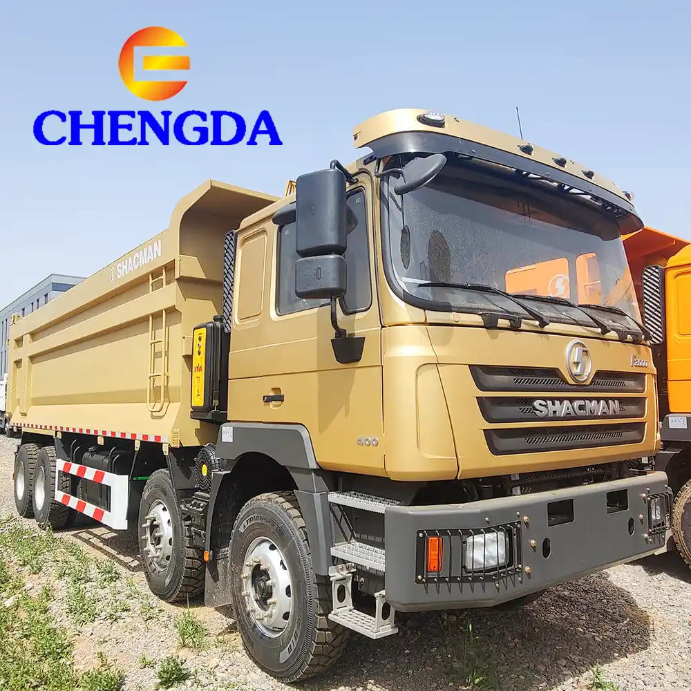 SHACMAN F3000 400HP 8X4 Golden color dump trucks (3).webp