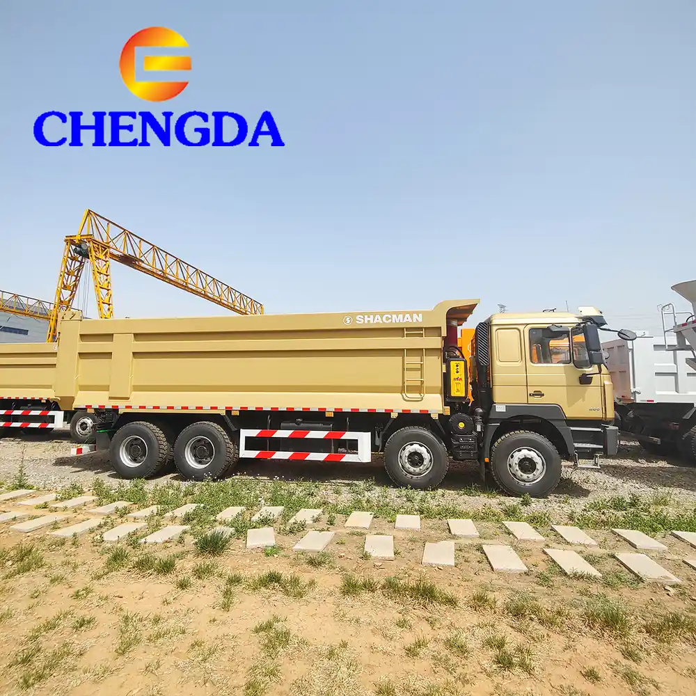 SHACMAN F3000 400HP 8X4 Golden color dump trucks (5).webp